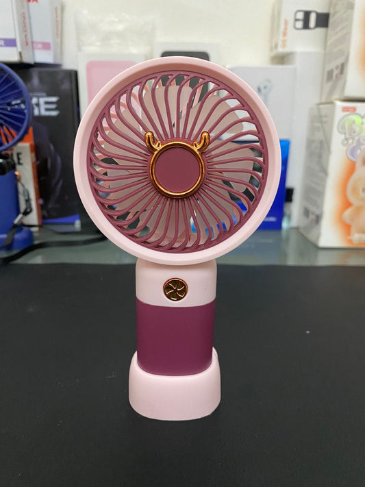DIANDI Petit Ventilateur à Main Portable a Led Avec Charge USB (FRFARA)