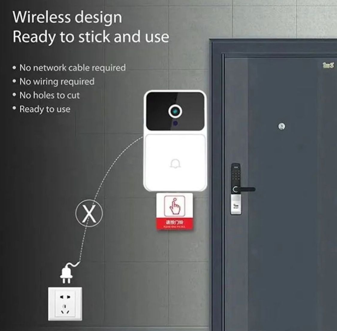 Caméra Sonnette Vidéo Intelligente WiFi