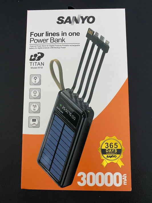 POWER BANK ORIGINAL 30000 mAH (SANYO)